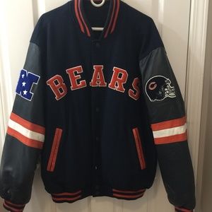 Men's Chicago Bear's Wool Jacket (reversable XL)